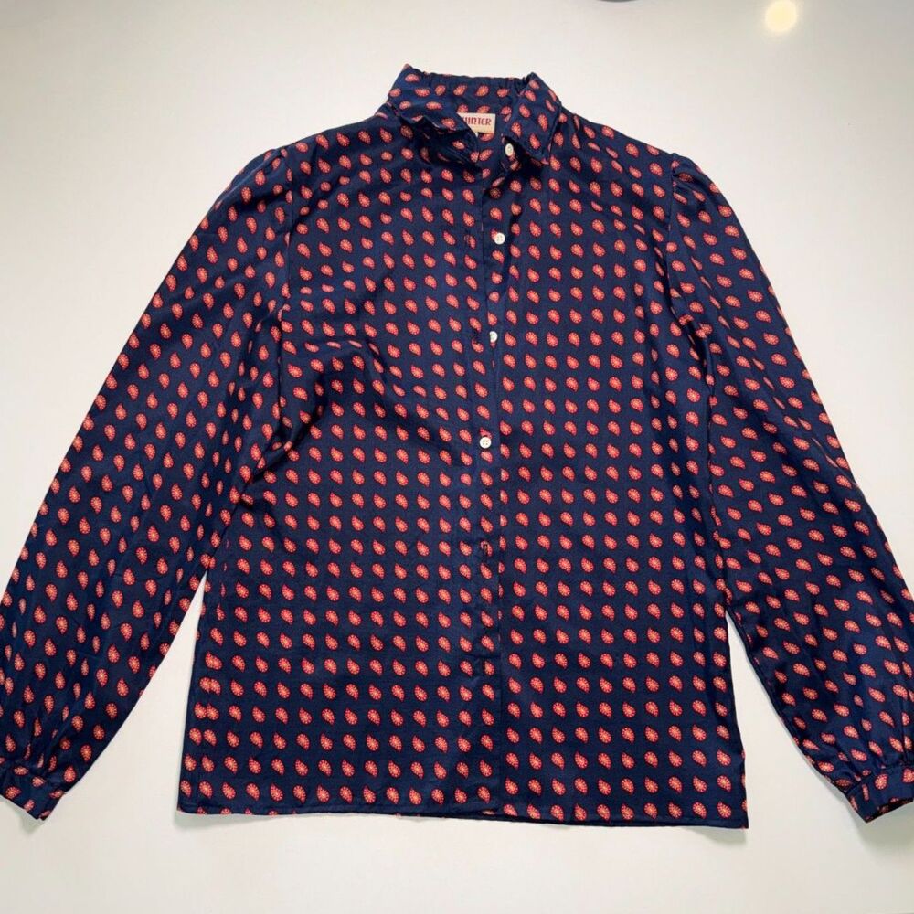Vintage (late '70s-80s) Jack Winter Long Sleeve Blouse Size 8